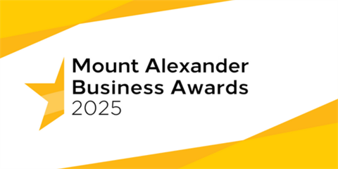 Mount Alexander Business Awards banner